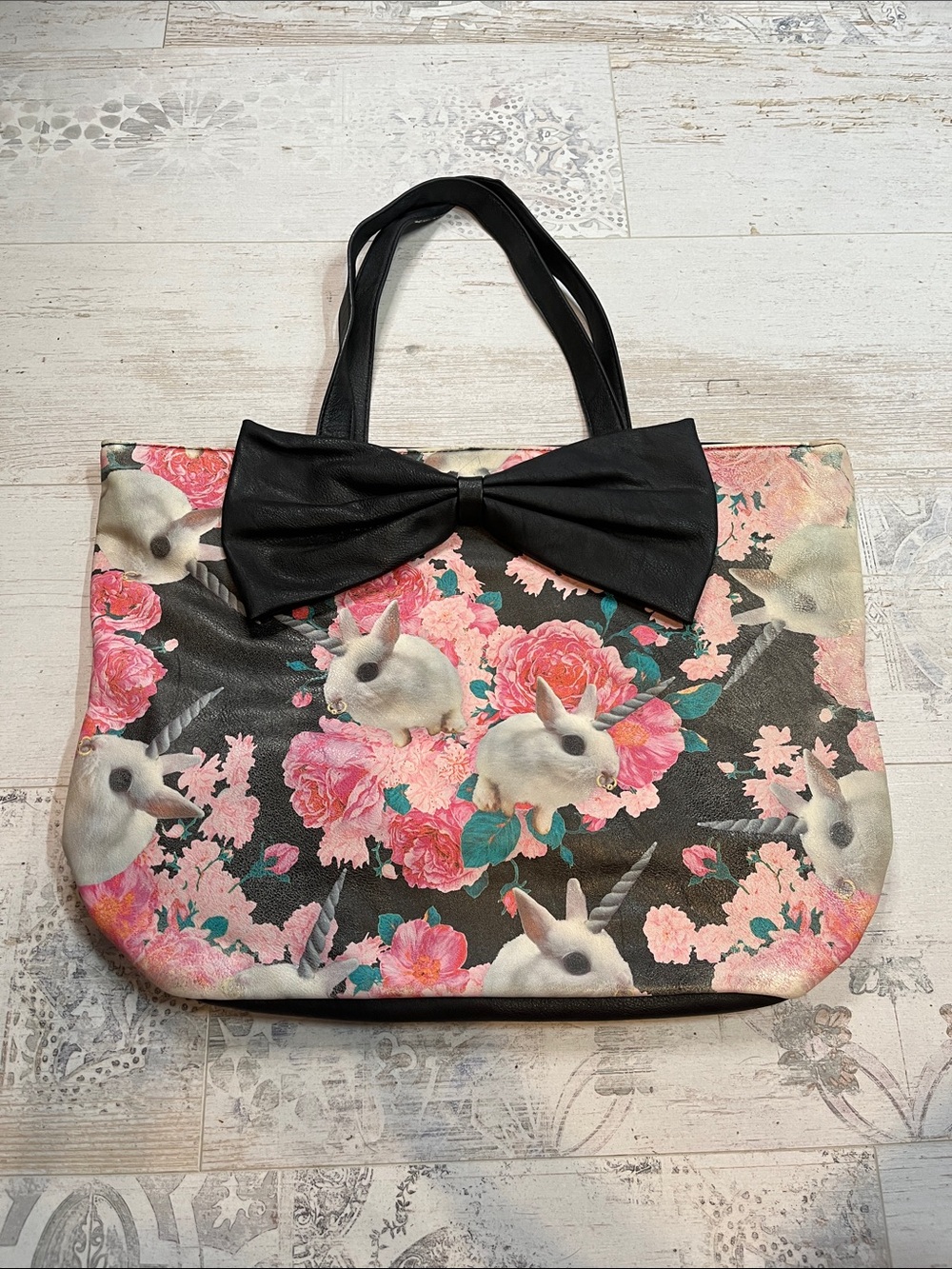 Rare Iron Fist Buns N Roses Tote Bag